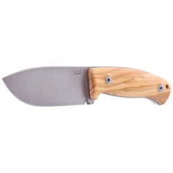 Nóż LionSteel Bushcraft Olive Wood, Satin Blade M390 (M2M UL)