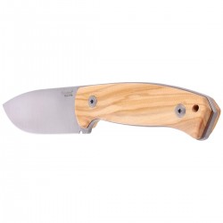 Nóż LionSteel Bushcraft Olive Wood, Satin Blade M390 (M2M UL)