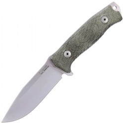 Nóż LionSteel Micarta Green Canvas, Satin Blade Sleipner (M5 CVG)