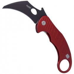 Nóż LionSteel L.E.One Karambit Red Aluminium, Chemical Black MagnaCut by Emerson Design (LE1 A RB)