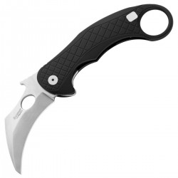 Nóż LionSteel L.E.One Karambit Black Aluminium, Stone Washed MagnaCut by Emerson Design (LE1 A BS)