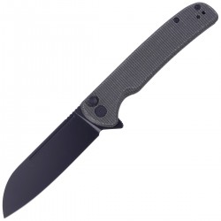 Nóż CIVIVI Chevalier Dark Green Micarta, Black Stonewashed (C20022-2)