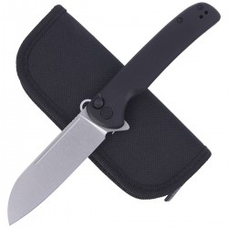 Nóż CIVIVI Chevalier Black G10, Stonewashed (C20022-1)