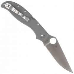 Nóż Spyderco Stretch 2 XL Gray G-10, CPM Cru-Wear Plain (C258GPGYCW)