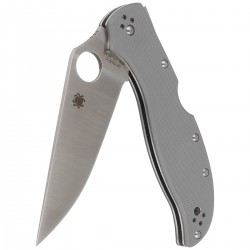 Nóż Spyderco Stretch 2 XL Gray G-10, CPM Cru-Wear Plain (C258GPGYCW)