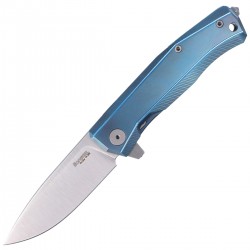 Nóż LionSteel Myto Blue Titanium, Satin M390 by Molletta (MT01 BL)