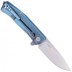 Nóż LionSteel Myto Blue Titanium, Satin M390 by Molletta (MT01 BL)