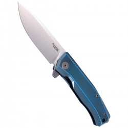 Nóż LionSteel Myto Blue Titanium, Satin M390 by Molletta (MT01 BL)