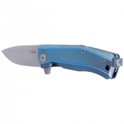 Nóż LionSteel Myto Blue Titanium, Satin M390 by Molletta (MT01 BL)