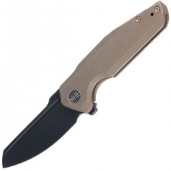 Nóż WE Knife StarHawk Bronze Titanium, Black Stonewashed CPM 20CV (WE21017-2)