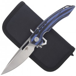 Nóż Bestech Ornetta Carbon Fiber / Blue G10, Stonewash / Satin N690 by Kombou (BL02A)