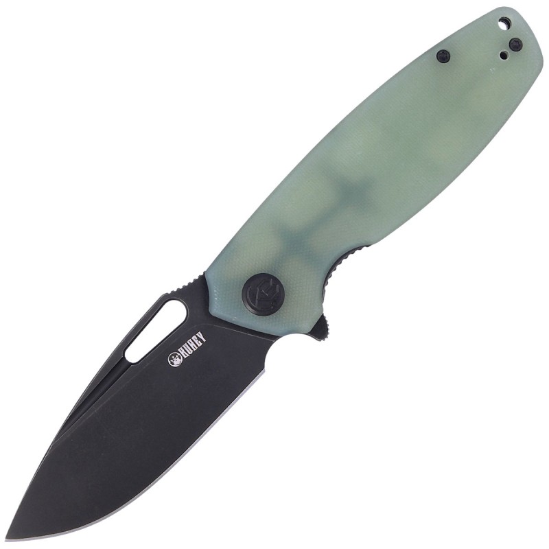 Nóż Kubey Knife Tityus, Jade G10, Dark Stonewashed D2 (KU322E)