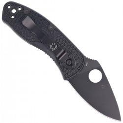 Nóż Spyderco Ambitious Black FRN, Black Blade (C148PBBK)