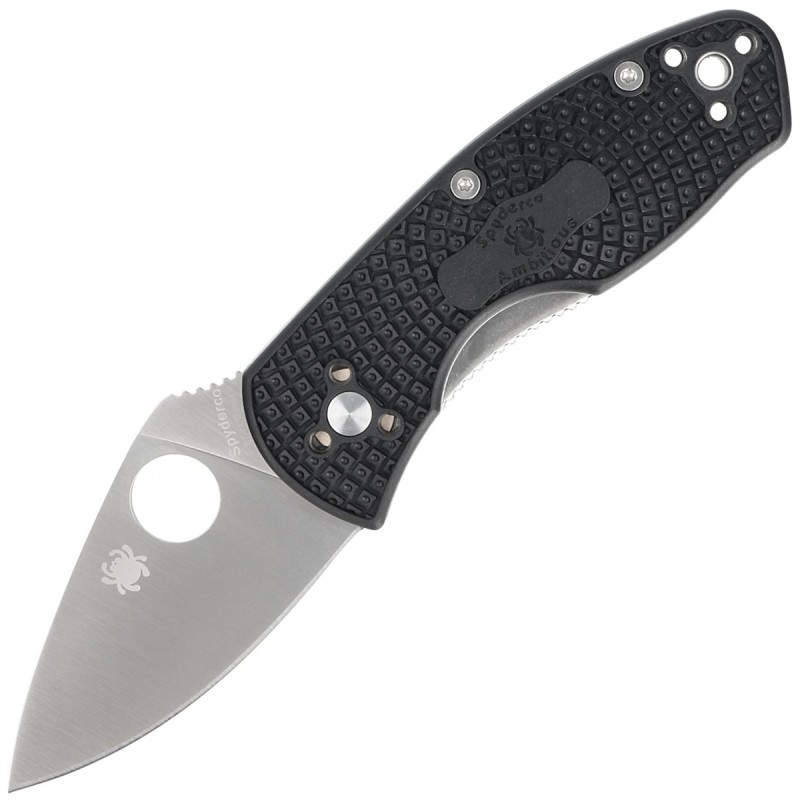 Nóż Spyderco Ambitious Black FRN, Plain (C148PBK)