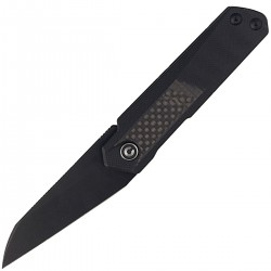 Nóż Civivi Ki-V Plus Carbon Fiber / Black G10, Black Stonewashed Nitro-V by Ostap Hel (C20005B-3)