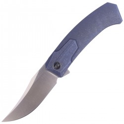 Nóż WE Knife Shuddan Blue Titanium, Satin Finish CPM 20CV by Rafal Brzeski (WE21015-2)