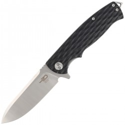 Nóż Bestech Grampus Black G10, Satin / Stonewash D2 (BG02A)