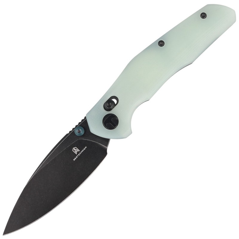 Nóż Bestechman Ronan Jade G10, Black Titanized Stonewash 14C28N (BMK02I)