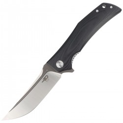 Nóż Bestech Scimitar Black G10, Gray / Satin D2 (BG05A-2)