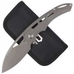 Nóż Bestech Fairchild Gray Titanium, Dark Stonewashed S35VN by Kombou (BT2202B)