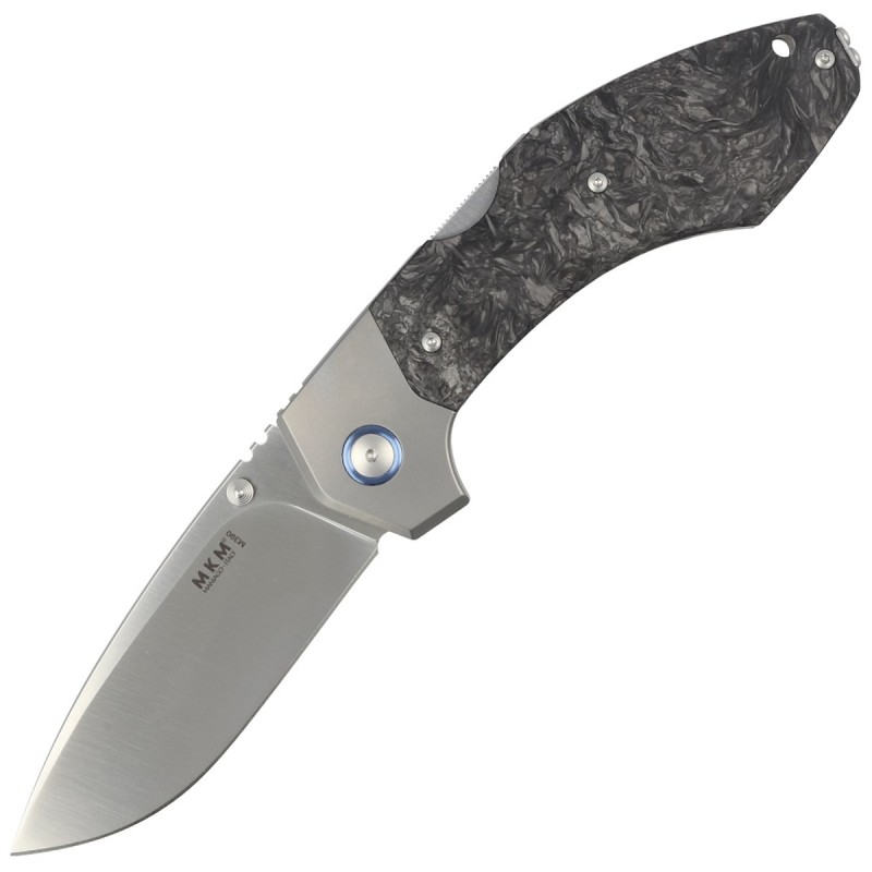 Nóż MKM Hero Marbled Carbon Fiber, Satin M390 by Tommaso Rumici (MK HR-CFT)