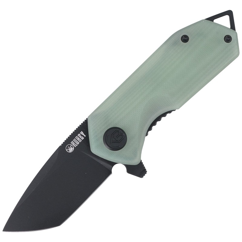 Nóż Kubey Campe Jade G10, Dark Stonewashed D2 (KU203I)