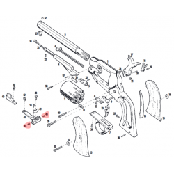 Śruba do regulacji muszki Pietta Remington New Model Army Target 1858, Remington New Model Navy Target 1858 (3539)