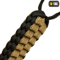 Przywieszka do noża M-Tac Cuboid Skull Black/Coyote paracord (TMLCS-BKCOY)