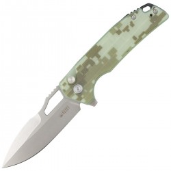 Nóż Kubey Knife RDF Camo G10, Bead Blasted AUS-10 by HYDRA Design (KU316C)