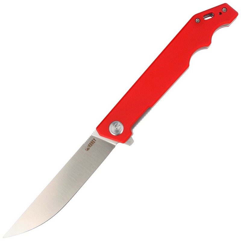 Nóż Kubey Knife Pylades Red G10, Satin AUS-10 (KU253F)