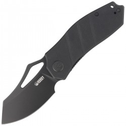 Nóż Kubey Knife Ceyx Black G10, Black Stonewashed D2 (KU335D)