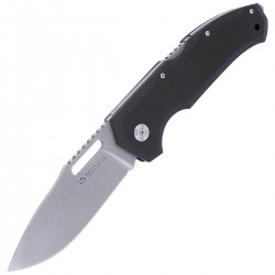 Nóż Maserin Nimrod Black G10, Stonewash M390 by Rumici (480/G10N)