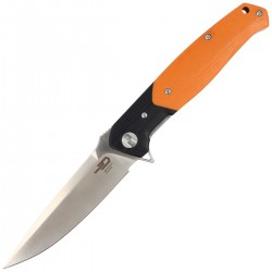 Nóż Bestech Swordfish Black/Orange G10, Satin D2 (BG03C)