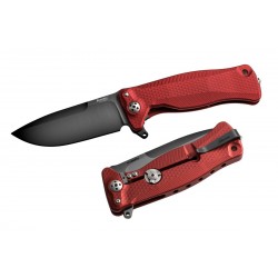 Nóż LionSteel SR11A Red Aluminium, Black Sleipner by Molletta (SR11A RB)