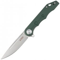 Nóż Kubey Knife Mizo Green G10, Bead Blast AUS-10 by Tiguass (KU312F)