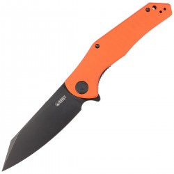 Nóż Kubey Flash Orange G10, Blackwash AUS-10 (KU158G)