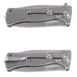 Nóż LionSteel SR11 Titanium Grey / Satin Blade (SR11 G)