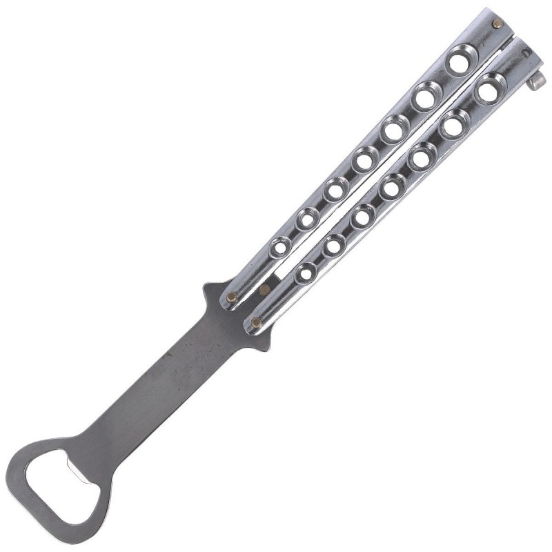 Otwieracz do butelek Herbertz Solingen Balisong, Chrome (571113)