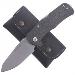 Nóż LionSteel TM1 Carbon Fiber / Satin Blade (TM1 CS)