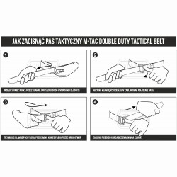 Pas M-Tac Double Double Duty Tactical Belt Hex Olive/Black M (10043802-M)