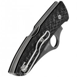 Nóż Spyderco SpyOpera Carbon Fiber, Thor Damascus Sprint Run  (C255CFPD)