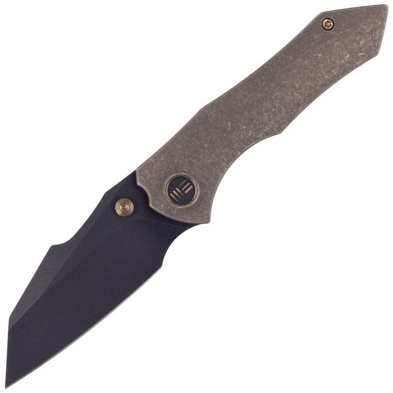 Nóż WE Knife High-Fin Bronze Titanium, Black Stonewashed CPM 20CV by Gavko Knives (WE22005-2)