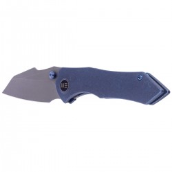 Nóż WE Knife High-Fin Blue Titanium, Stonewashed CPM 20CV by Gavko Knives (WE22005-3)