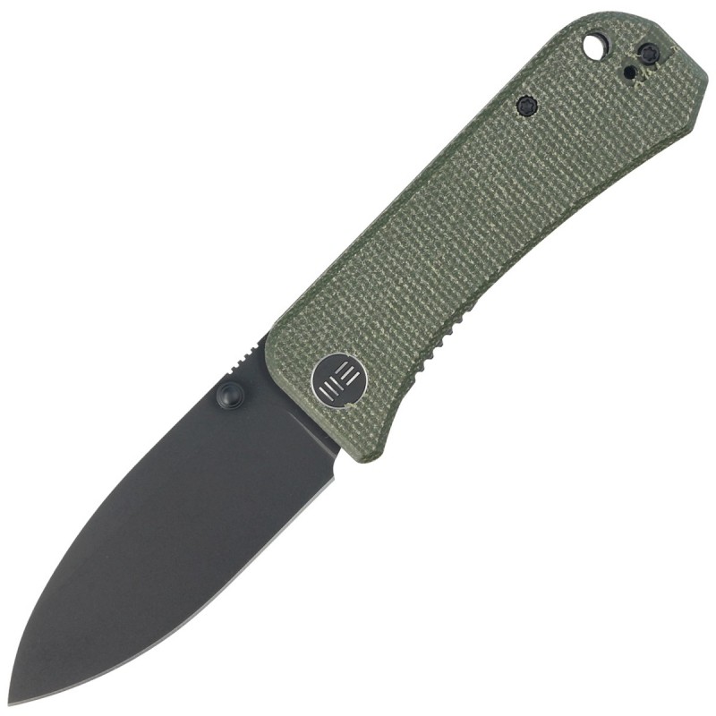 Nóż WE Knife Banter Green Micarta, Black Stonewashed CPM S35VN by Ben Petersen (2004J)