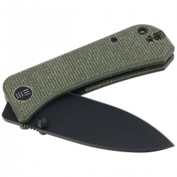 Nóż WE Knife Banter Green Micarta, Black Stonewashed CPM S35VN by Ben Petersen (2004J)