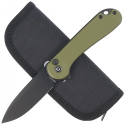 Nóż Civivi Button Lock Elementum II OD Green G10, Black Stonewashed Nitro-V (C18062P-3)