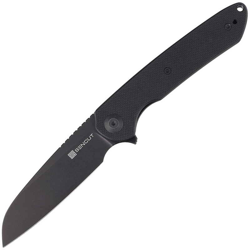 Nóż Sencut Kyril Black G10, Black Stonewashed 9Cr18MoV by Ferrum Forge Knife Works (S22001-1)