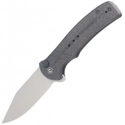 Nóż CIVIVI Cogent Black Micarta, Silver Bead Blasted 14C28N (C20038D-7)