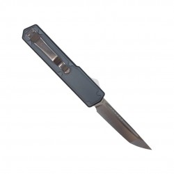 Nóż automatyczny TacKnives TK Pro OTF Vigor V2 Black G10 / Grey Aluminum, Satin 154CM