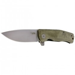 Nóż LionSteel Myto, Green Canvas Micarta, Satin M390 by Michele Pensato (MT01 CVG)